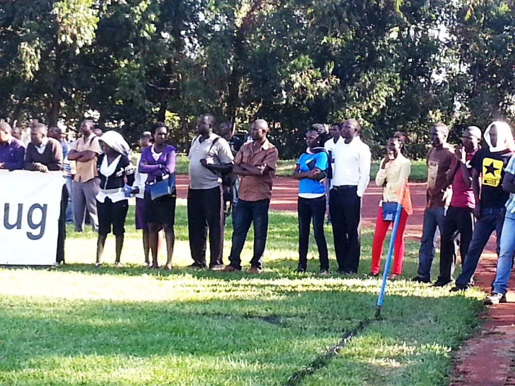UCU Mukono Students Supporting Their University Team
