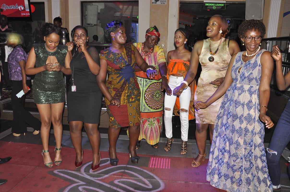 NTV ladies take to the dance floor. 