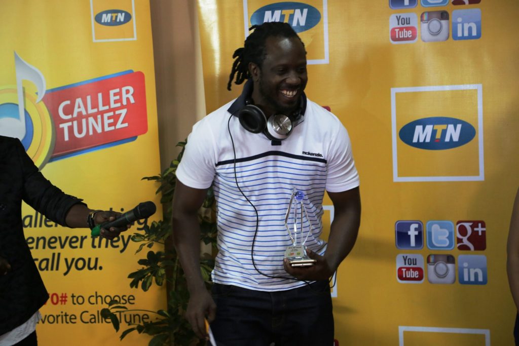 Bebe Cool' African Gal won him the Most Downloaded Reggae CBTR award.