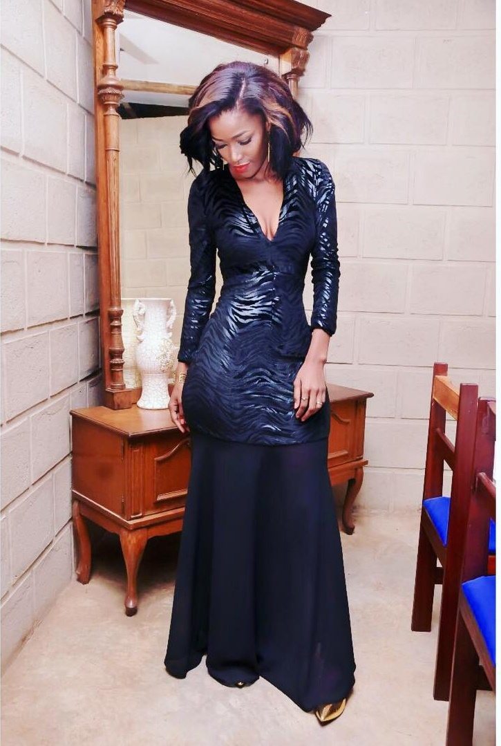 The stunning Hanny Taisil looked stunning in her custom made dress