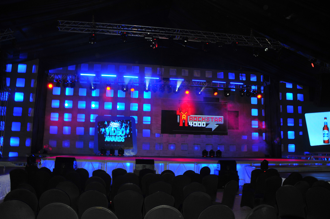 State-of-the-art stage set up during last year's CMVAs