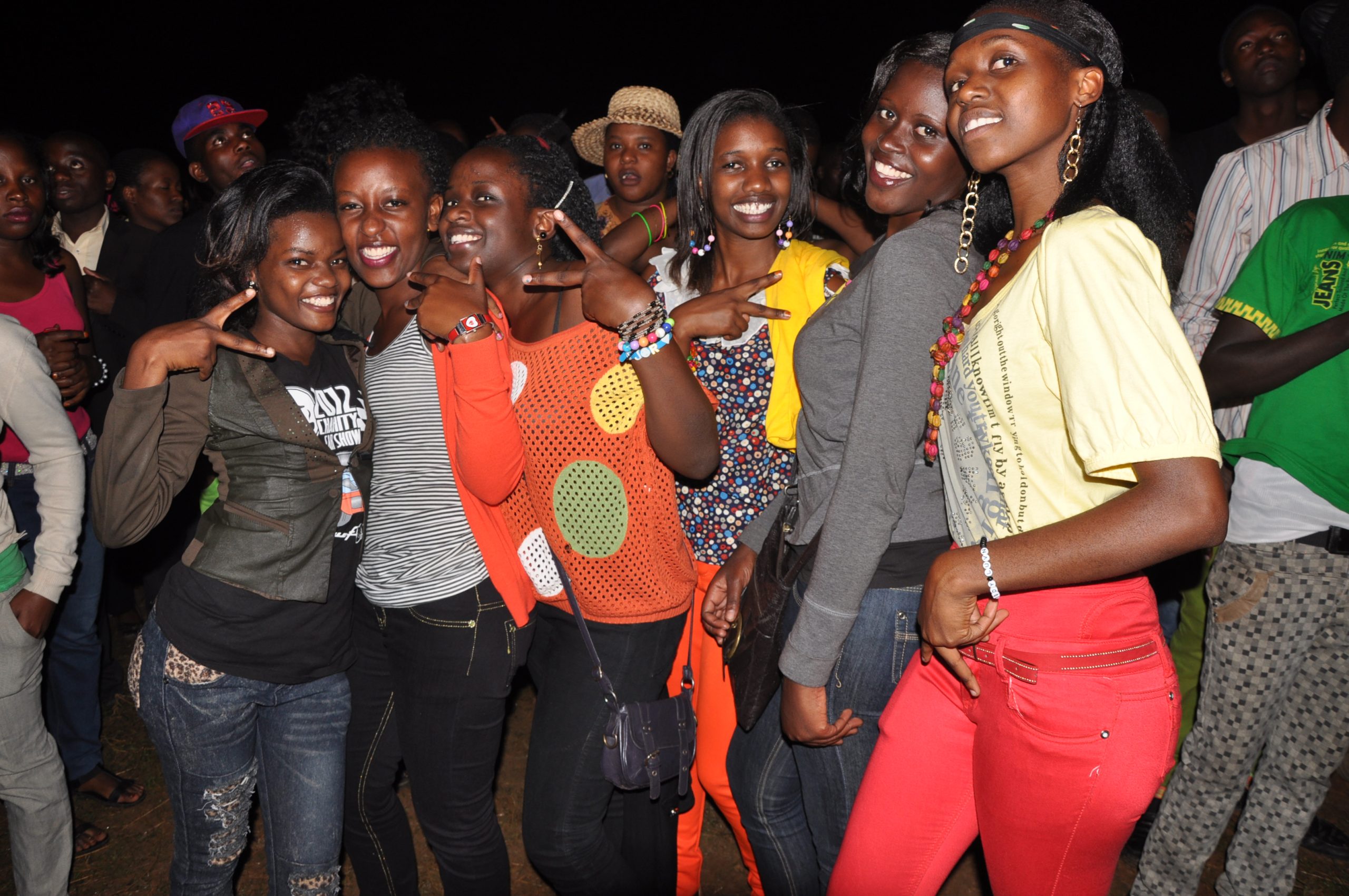 Bishop Stuart University Mbarara Girls at a Party that was organised by Ultimate Hostel, Mbra.