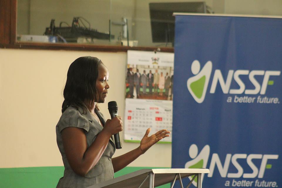 Flavia Mbabazi Nabaasa from Coca-Cola spoke about personal branding.