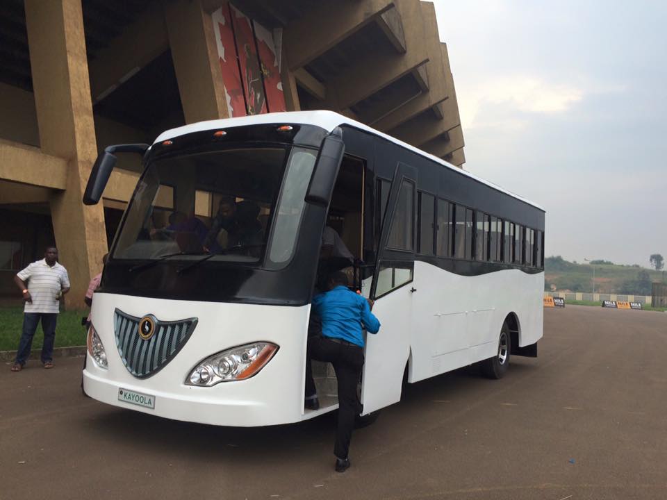 Kayoola Solar Bus at Namboole