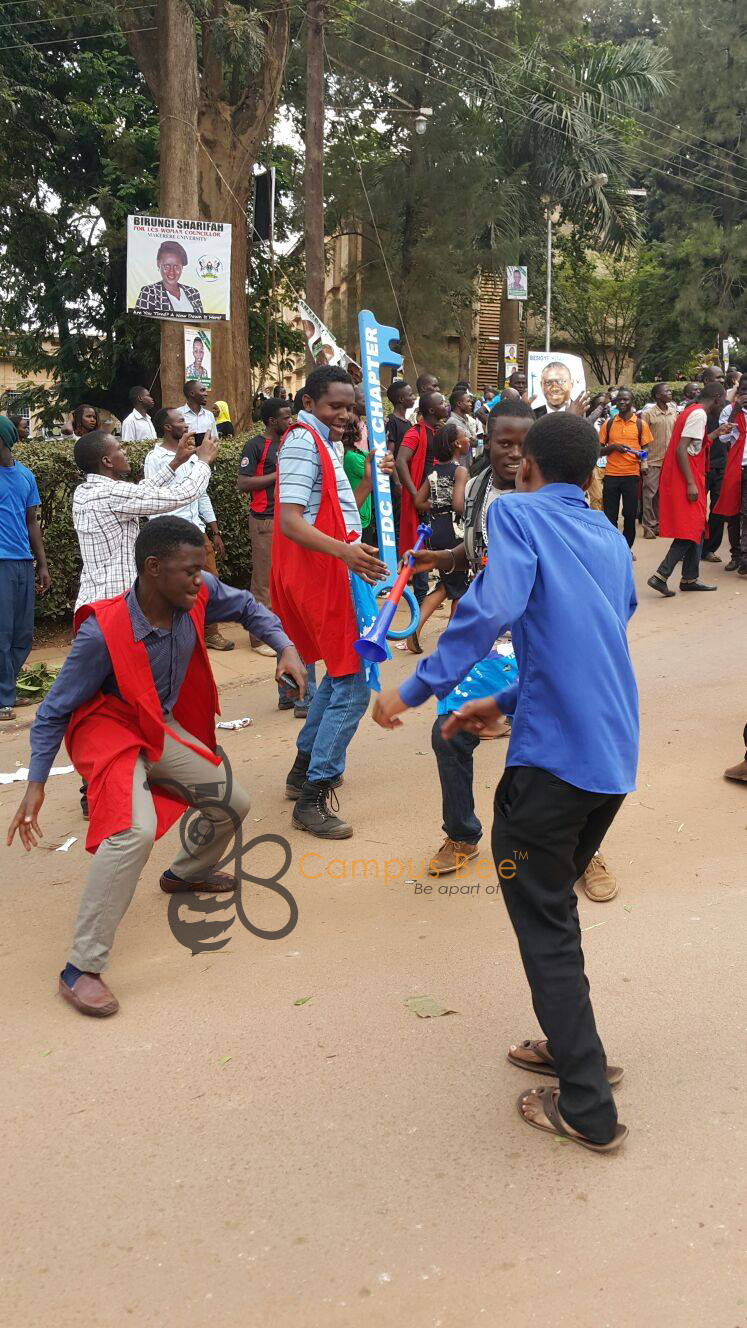 FDC fans from MUK dancing