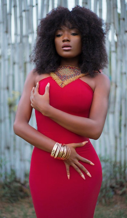 Ghanainan soul singer Efya poses for a photo.