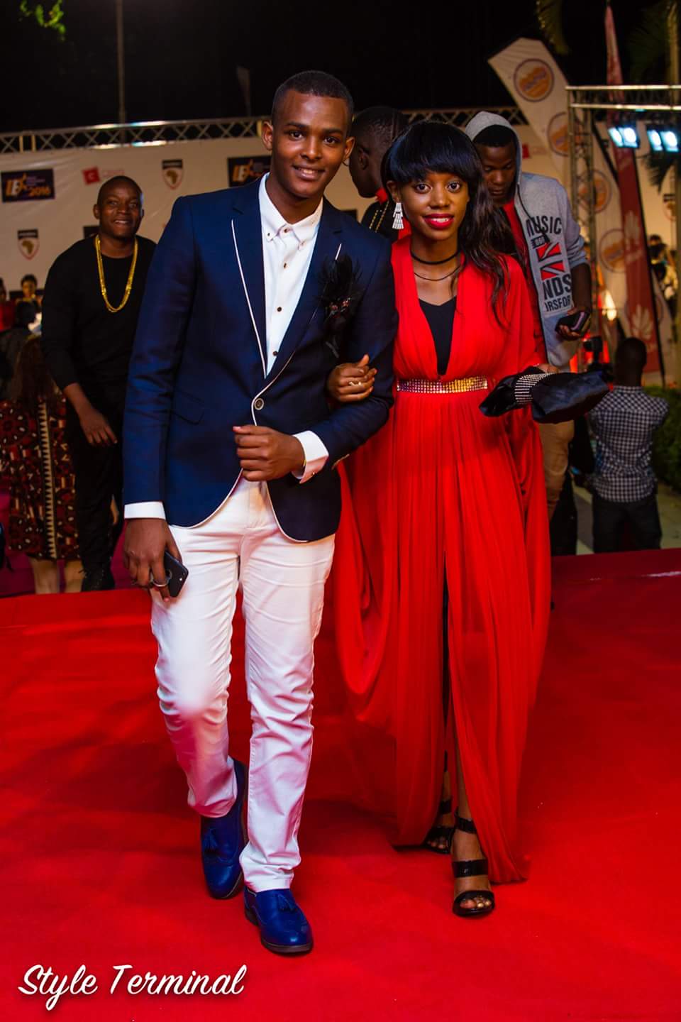 The power couple; Mugume Canary and his bae Sasha Ferguson
