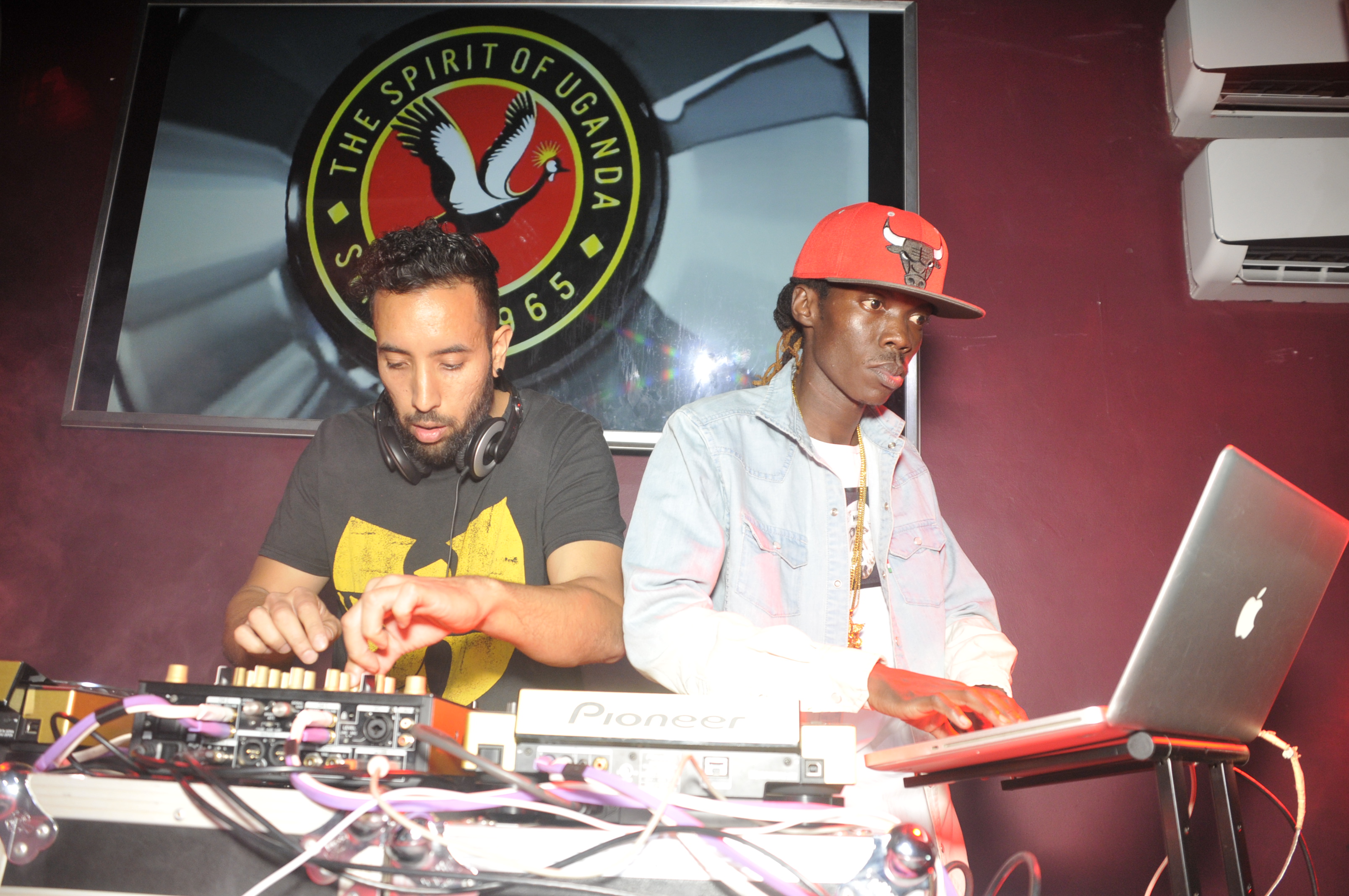 DJs Crisio and Urbanstar do their thing