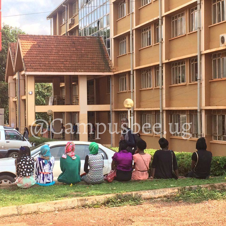 Students stranded at the university