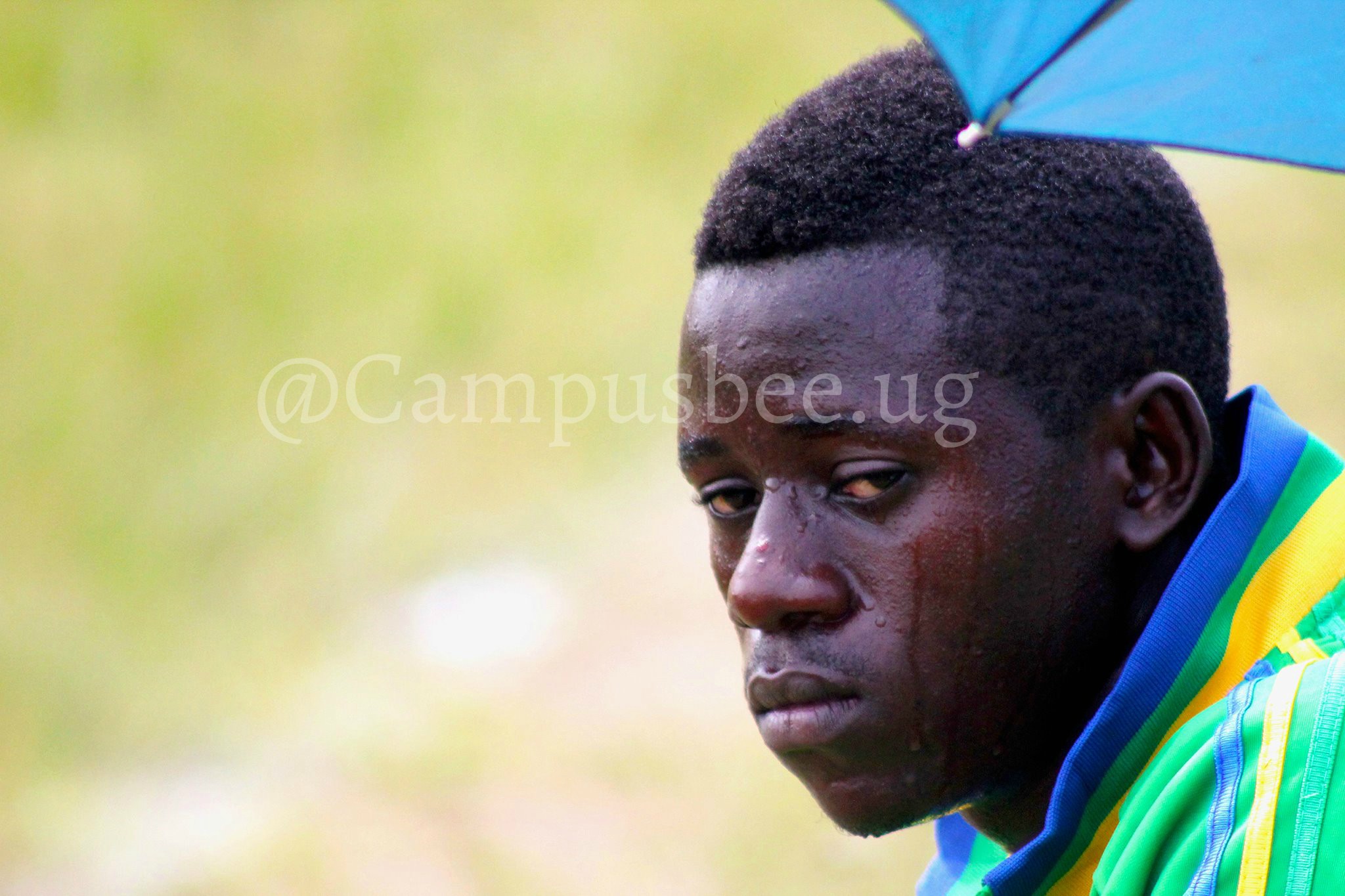 Tears of sadness poured on the pitch from the Kyambogo side