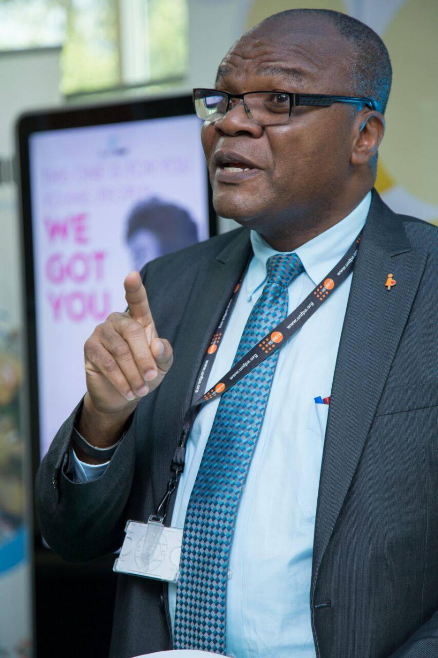 UNFPA country rep. Dr. Dairo