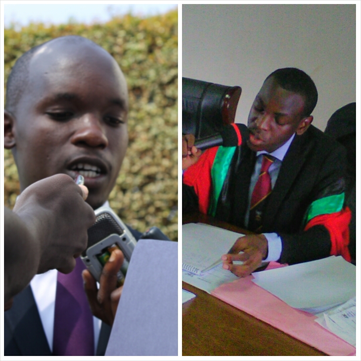 Roy Ssemboga (R) and Imram Kasujja (L). The two have have clashed over the resignation of ICT minister.