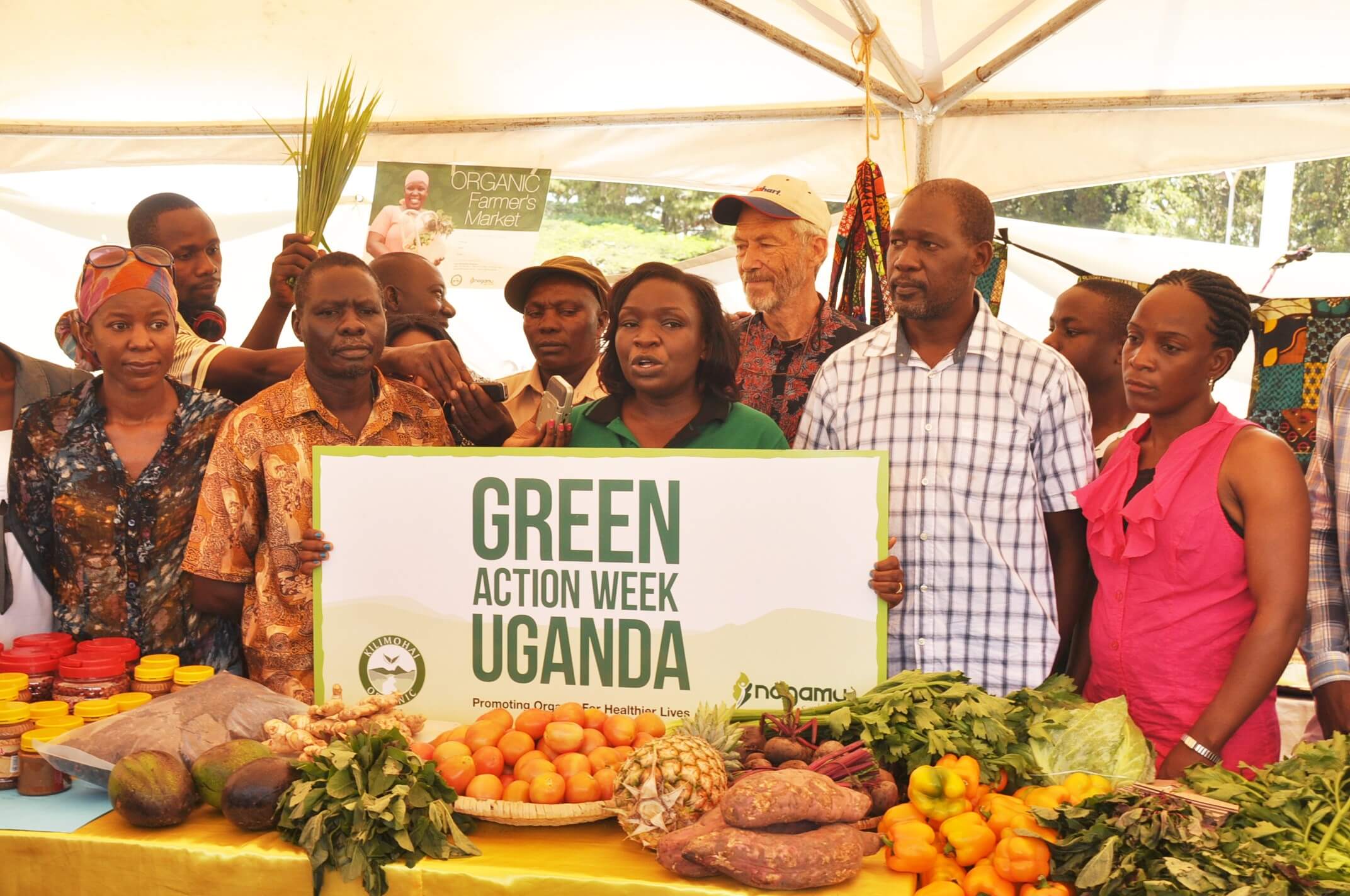 Members of NOGAMU Launching the Green Action Week Uganda
