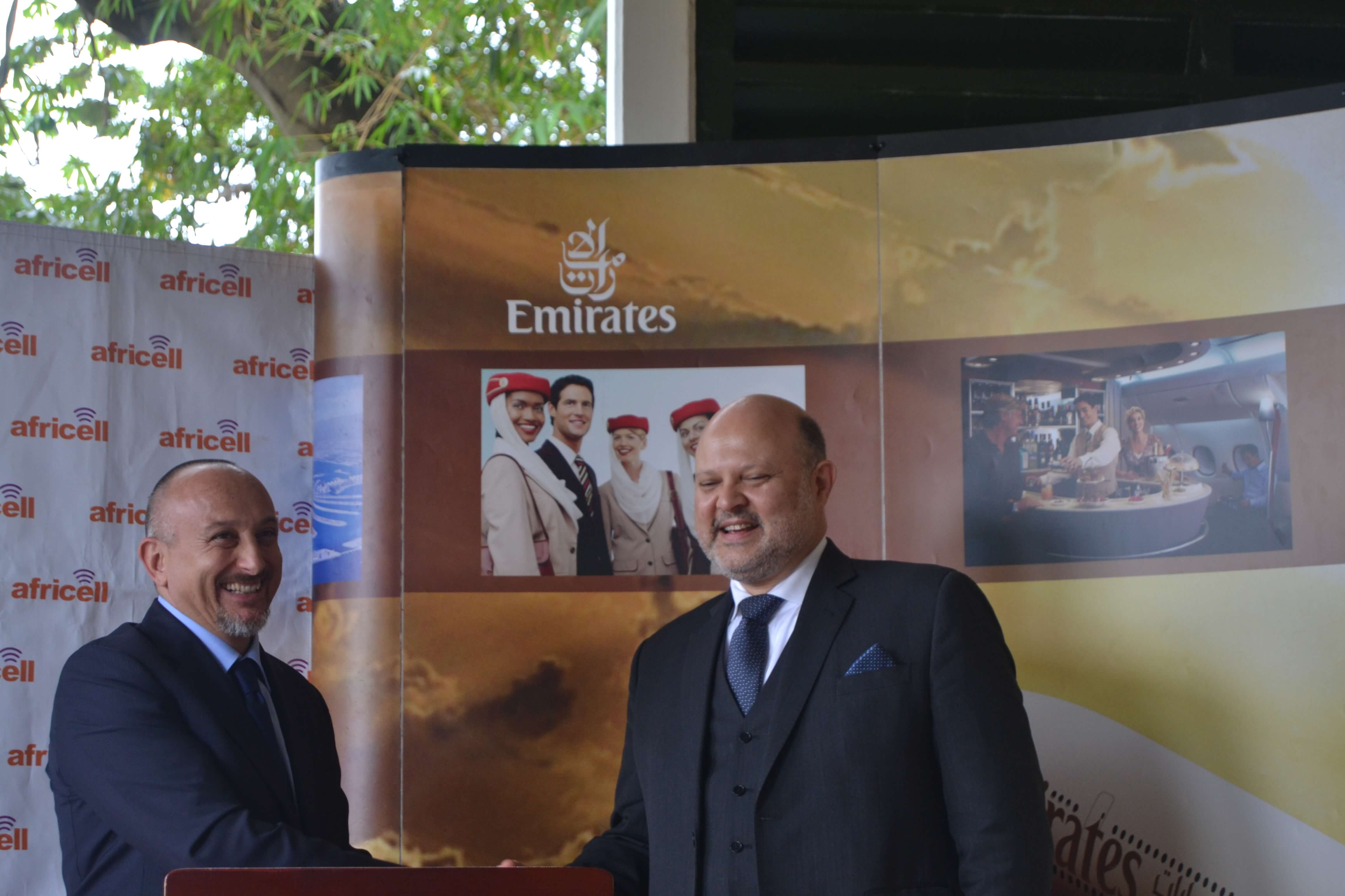 The Italian Ambassador with Jean Phillippe Bittencourt, the General Manager Sheraton Hotel