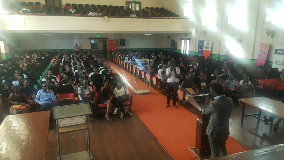 Bobi Wine delivering the keynote address