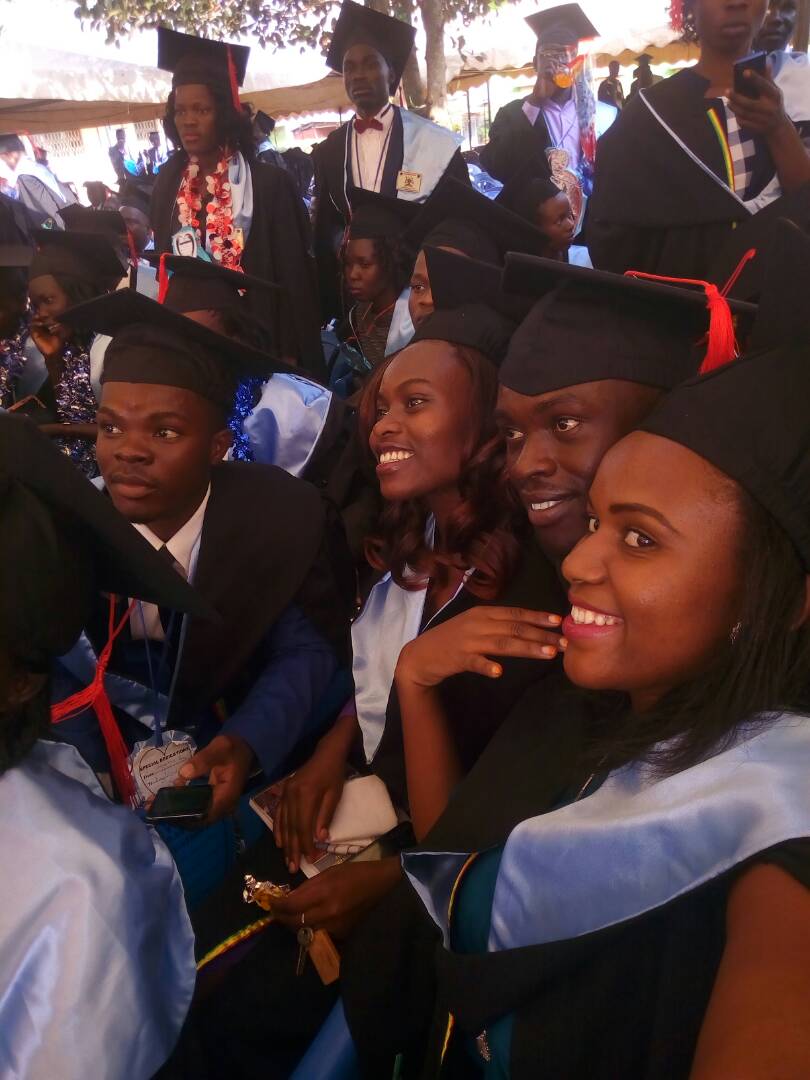 The elated graduands.