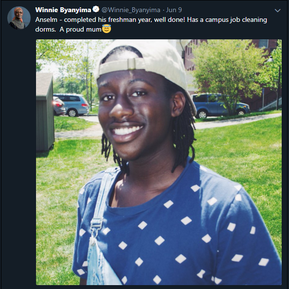 Besigye S Son Cleaning Dorms At Harvard University Campus Bee