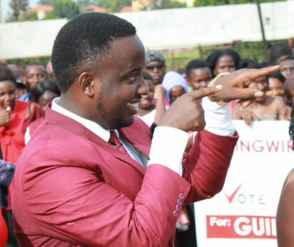 Romulus Tusigwire, the outgoing MUBS Guild President during last year's campaigns
