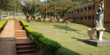 Makerere University's Africa hall where some students reside