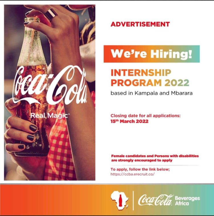 CocaCola Opens Internship Positions for University Students Campus Bee