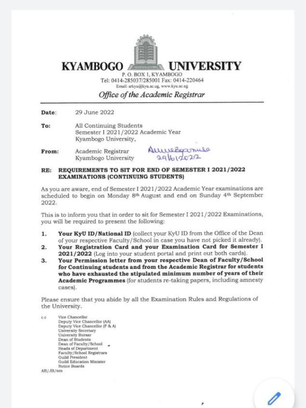 Kyambogo University Calls for Applications from Diploma and Certificate ...