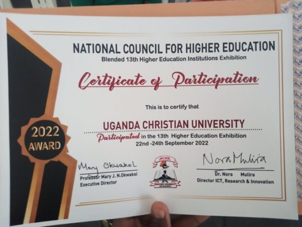 UCU Wins Best Exhibitor Award At The 13th NCHE Annual Exhibition 2022 ...