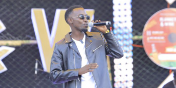 Kohen Jaycee performs at one of the social events in Kampala