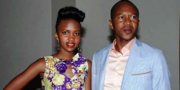 Sheilah Gashumba and her father, Frank Gashumba (right)