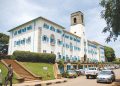 Makerere University main building before it was razed by fire