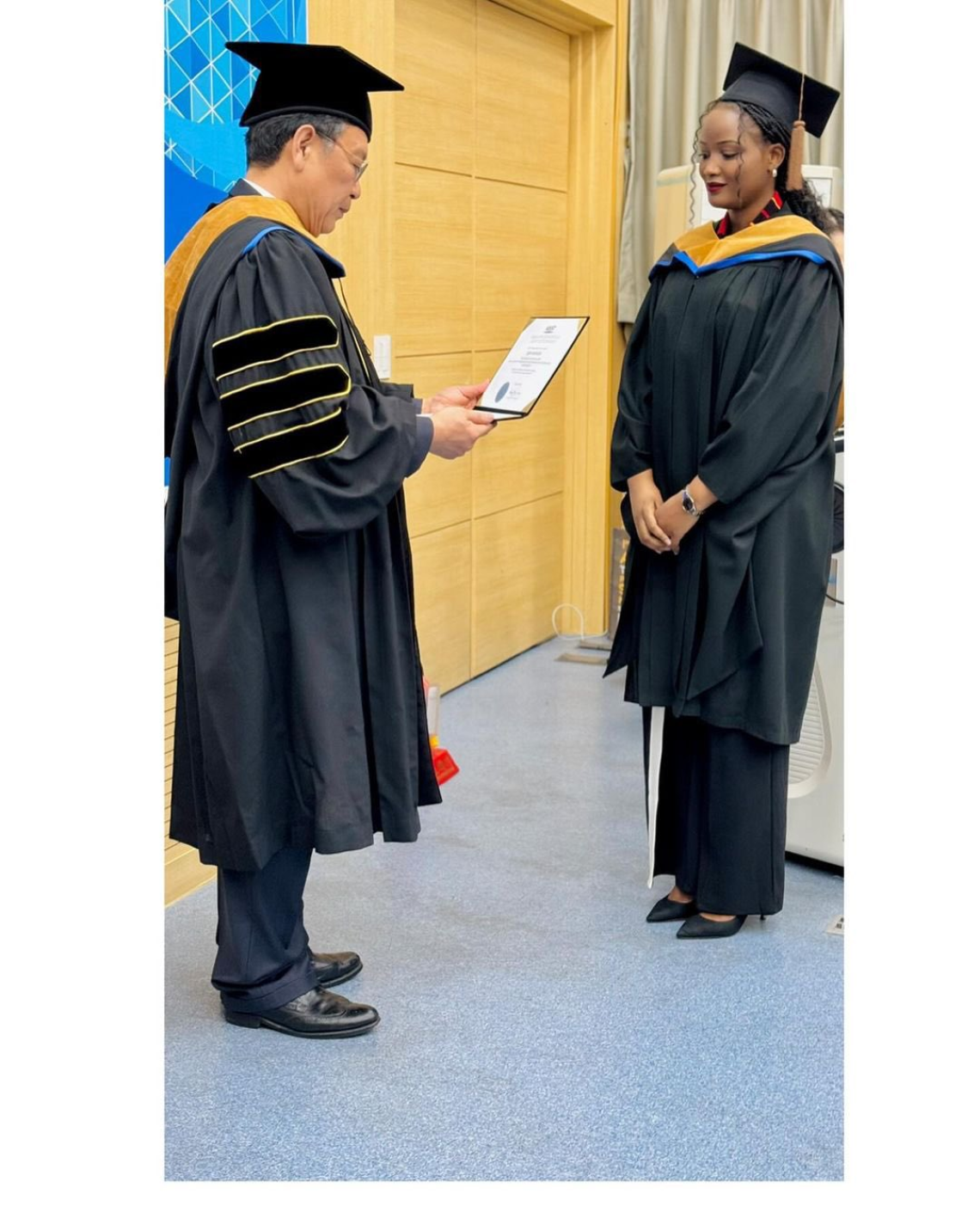 Former Miss Uganda Quinn Abenakyo Graduates with a Masters Degree from ...