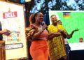 Lillian Kansiime the UBL Bell Lager Brand Manager at the Bell Obafest 2024 launch at Roza Dymez